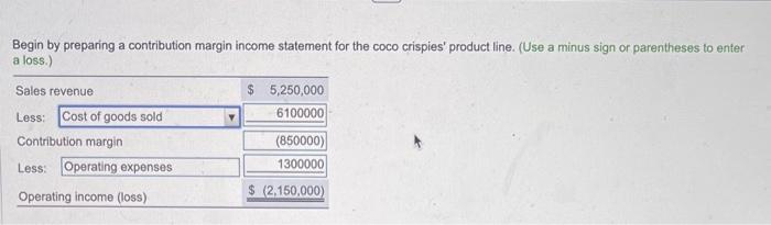 40% of the cost of goods, while only 30% of the operating
