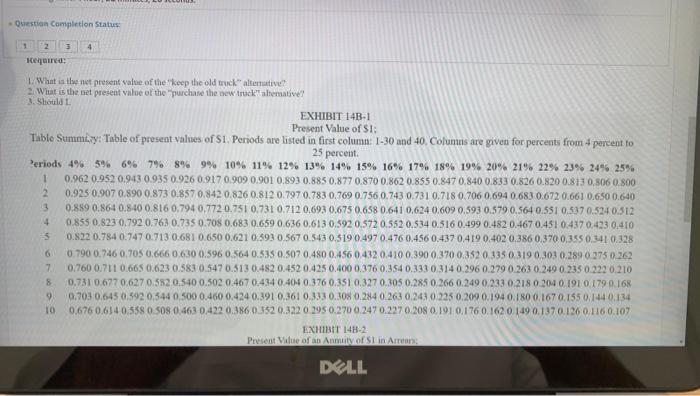 truck The company has assembled the following information Now Truck S47.000 Purchive