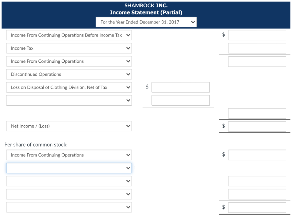 before taxes during 2017 of $2,175,000. Additional transactions occurring in 2017 but