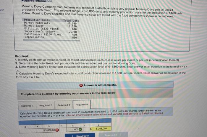 produces each month. The relevant range is 01,800 units, and monthly production