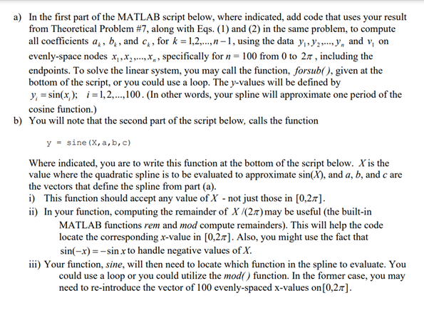 points between 0 and 2pi, including the endpoints x = %evaluate vector