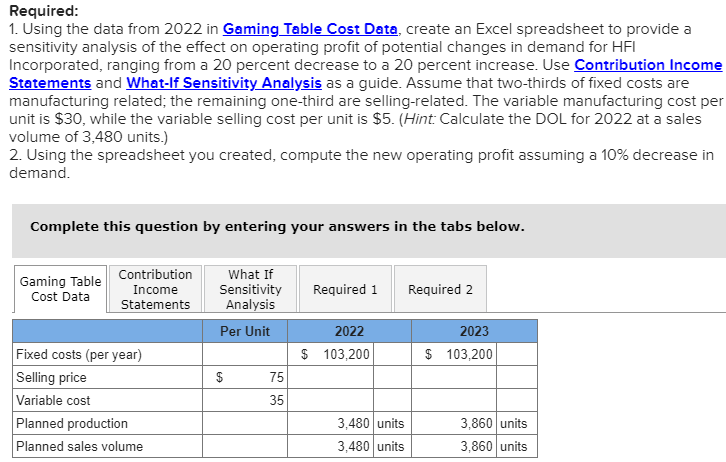 Please do Requirement 2 alone. Please do Requirement 2 alone. Required: 1.