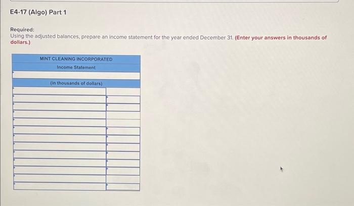 end of its second year of operations ending December 31. (Assume amounts