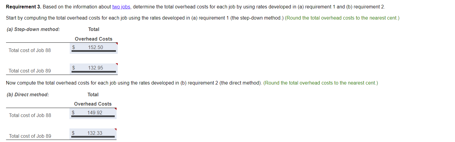 allocated to operating departments. Bases for allocation are to be selected from