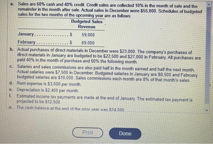 on this problem fast. ASAP!! John's Restaurant Supply is preparing its cash