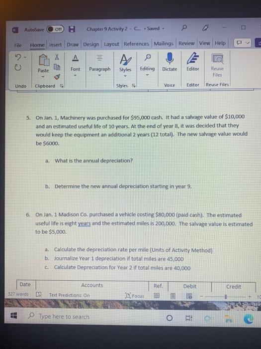 help need all 3 !! AutoSave Chapter 9 Activity 2 - C.Saved