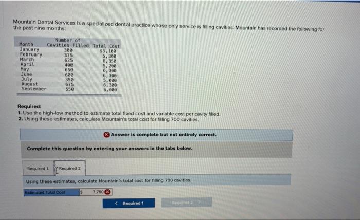 Mountain Dental Services is a specialized dental practice whose only service is