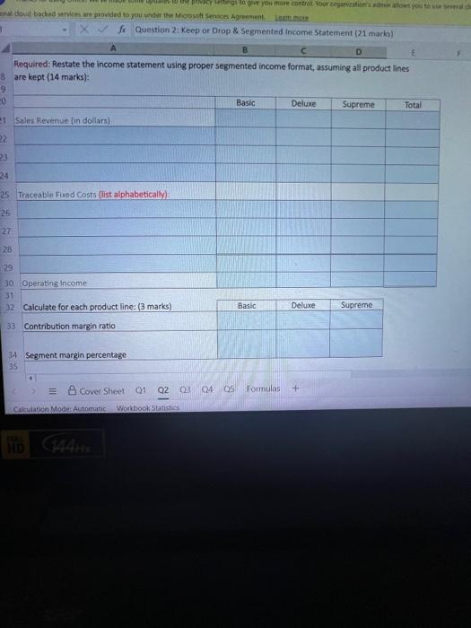 is the full question A1 = Question 2: Keep or Drop \&