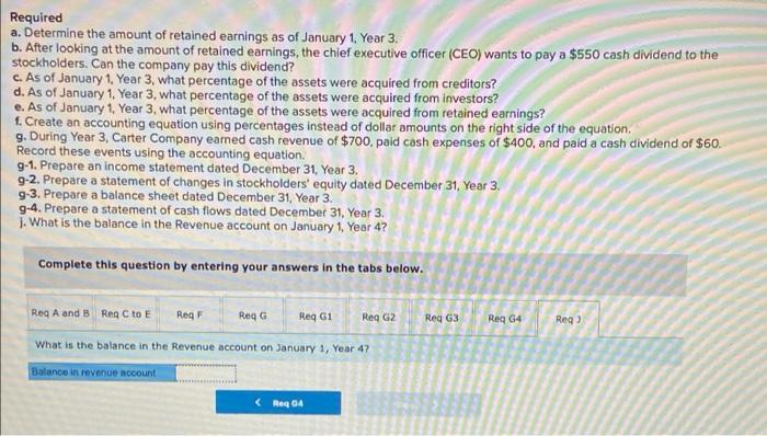 1, Year 3, what percentage of the assets were acquired from creditors?