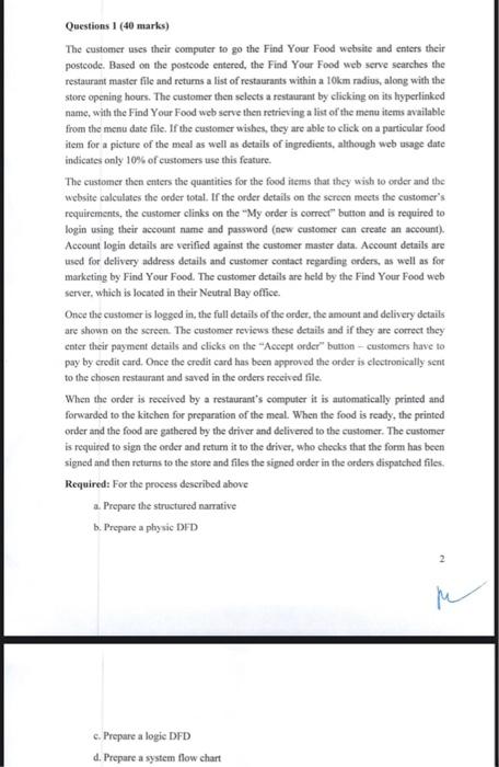 Accounting information system prepare the structure narrative prepare physic data flow diagram