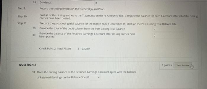 Payable Notes Payable Common Stock Retained Earnings Dividends Service Revenue Depreciation Expense