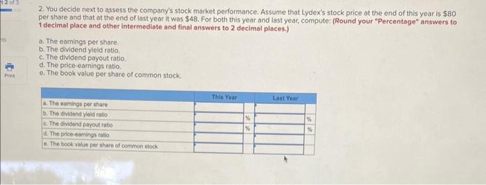 questions displayed below.] You have just been hired as a financial analyst