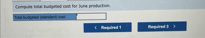 below.) A manufactured product has the following information for June 1 of