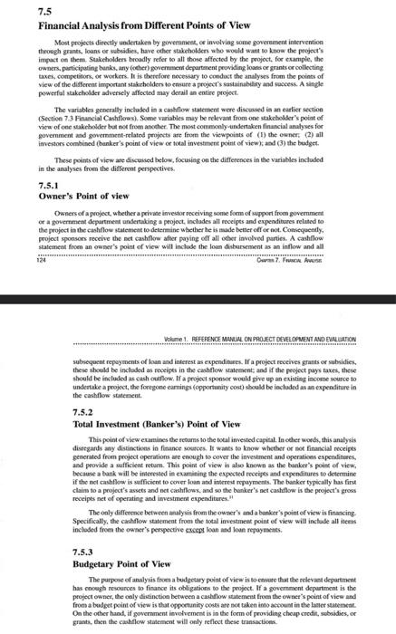  Topic: Financial Analysis from Different Types of View Requirement: Summarize and