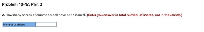 (LO10-7) [The following information applies to the questions displayed below.] The stockholders'