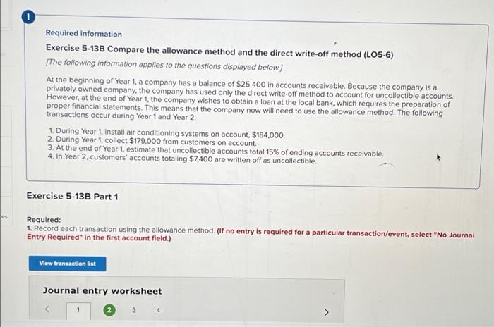 3 step question. please help me find the answers. Required information Exercise