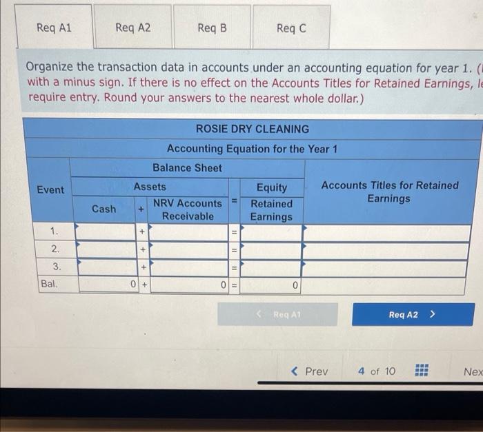 was started on January 1, Year 1. It experienced the following events