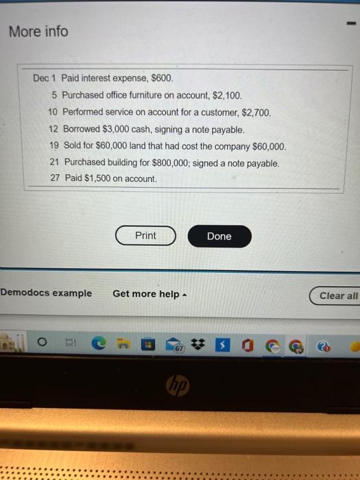  there are 7 steps to this question. please help More info