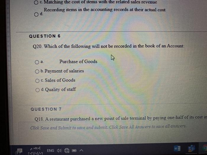 balance Except: OMR 650 collected from customer, is debited to cash for