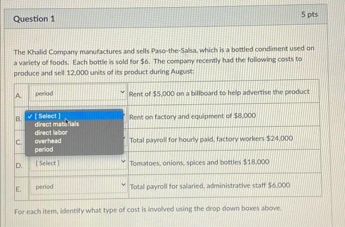 please answer all questions. i am not sure A and E. the