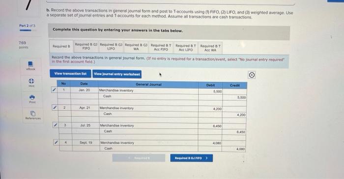 still cant figure out. please help! Required Information [The following information applies