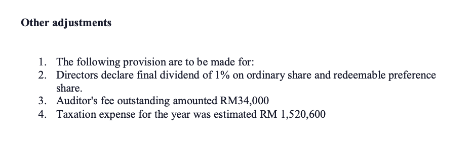 ASSET (IF ANY) APPENDIX A Note: All figures shouldbe round up to