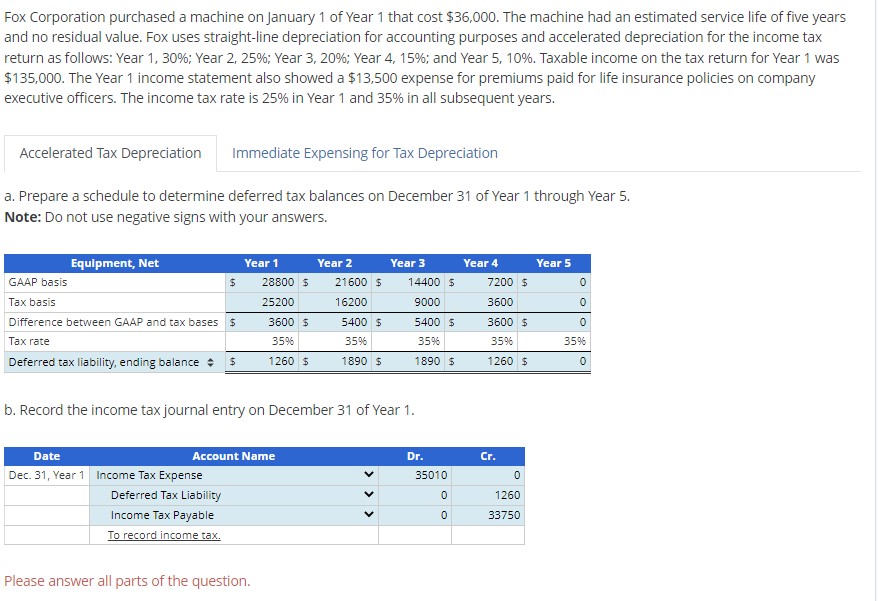 answer to first part of question is given if needed. please answer