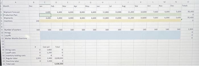 excel spreadsheet in the second photo. The first photo is a list