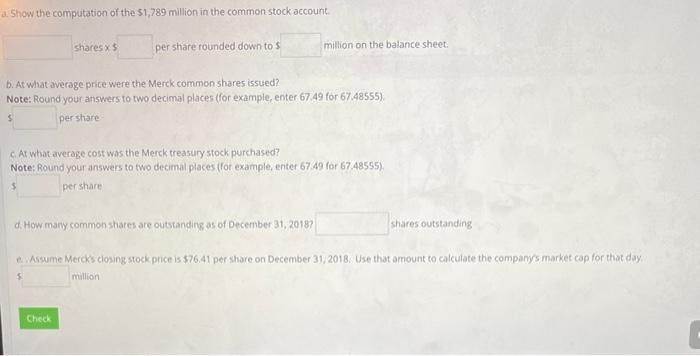 Cost, and Shares Outstanding Following is the stockholders' equity section of the