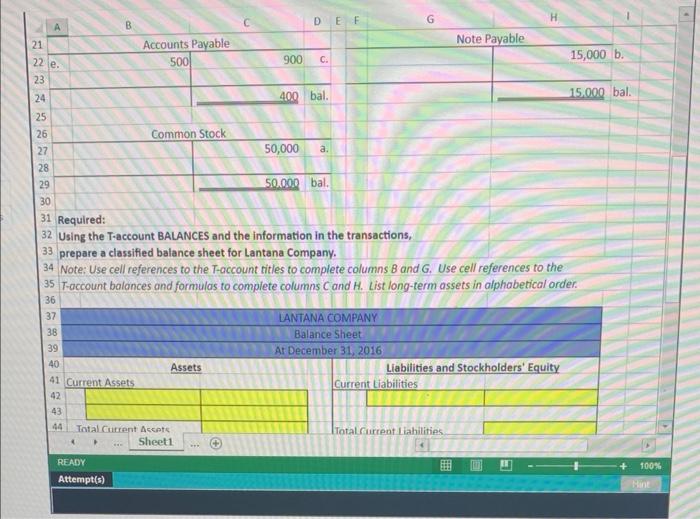 The Controller has already recorded the transactions to the T-Accounts and has