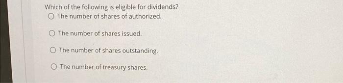 right to receive dividends is forfeited in any year that dividends are