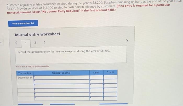 (Algo) Complete the full accounting cycle (LO3-3, 3-4, 3-5, 3-6, 3-7) [The