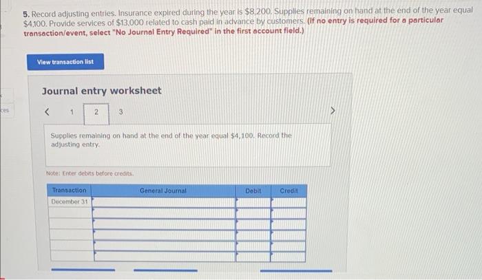 following information applies to the questions displayed below.] The general ledger of