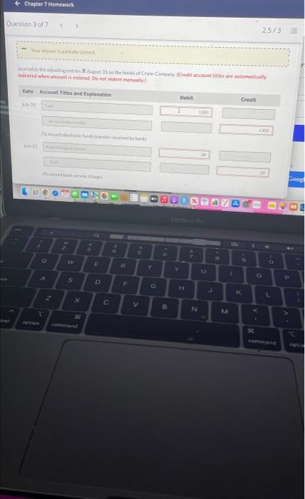 answer part b correctly or im reporting you. Chapter 7 Homework Question