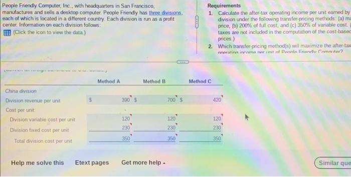 people friendly computer example problem of required format actual problem to slove