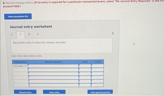 the full accounting cycle (LO3-3, 3-4, 3-5, 3-6, 3-7) [The following information