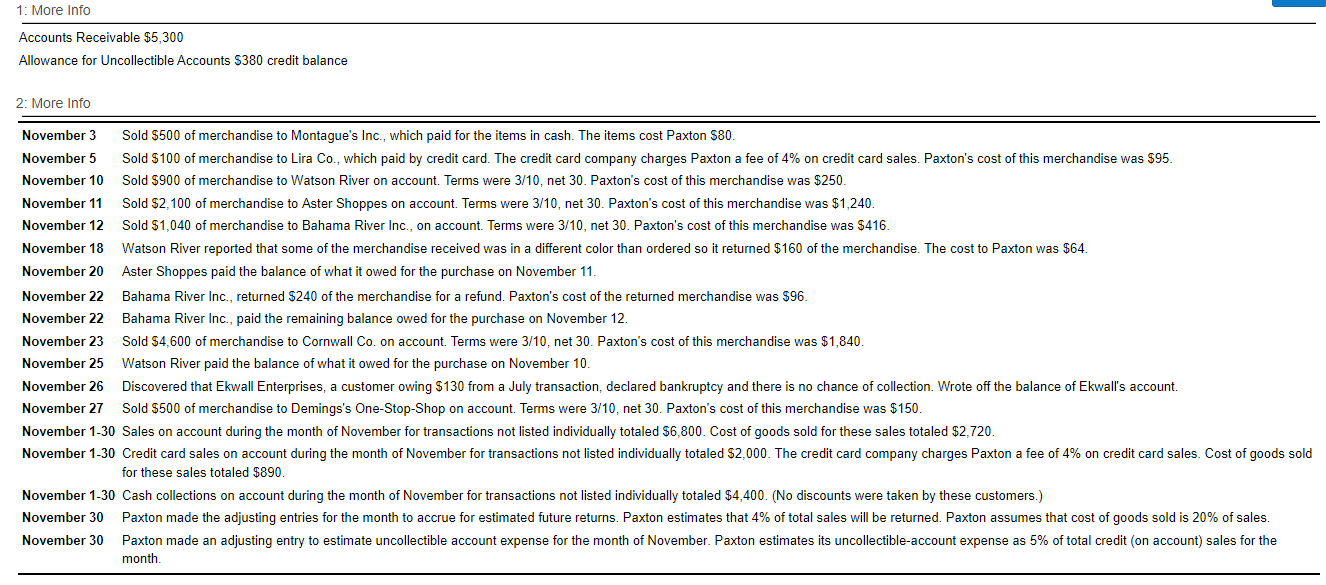 view the balances.) Read the requirements 3. any journal entries.) Now record
