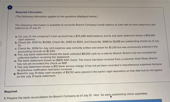  2 parts, i need both to the problem Required information The