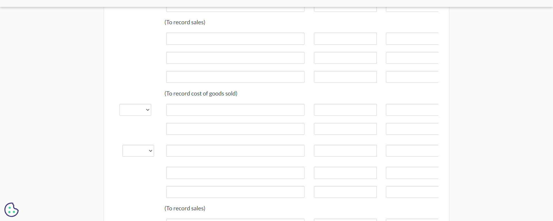 inventory system. Feb. 2 Sold $1,141 of merchandise to Andrew Noren on