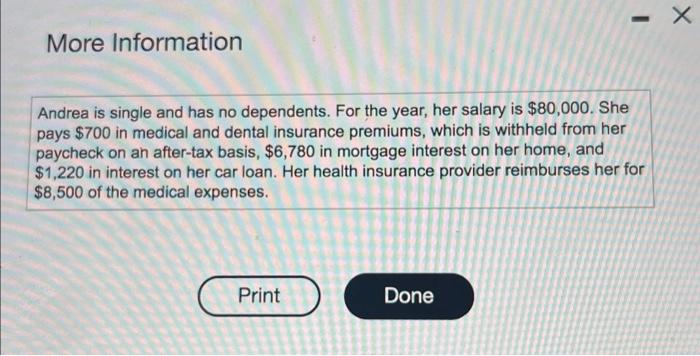 serious injuries from a snow-skiing accident. She incurs the following expenses: View