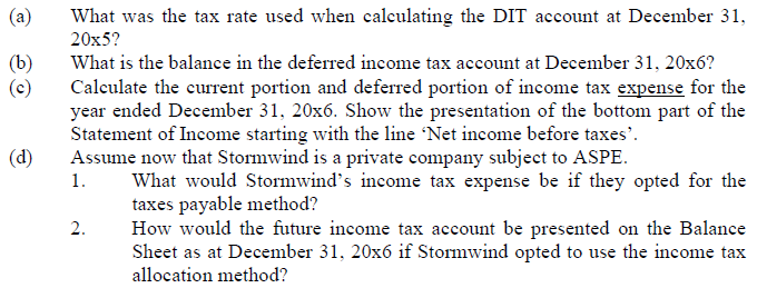 all of the information necessary for you to calculate the income tax