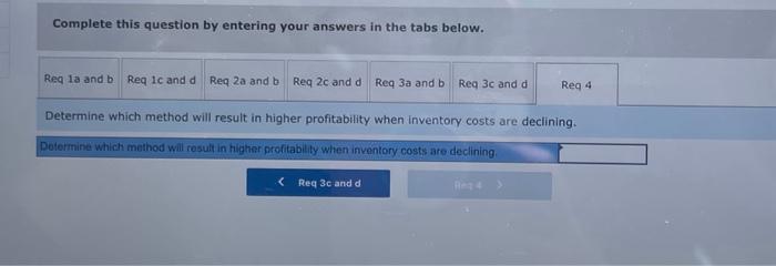 sold. 2-c \& d. Using LIFO, calculate sales revenue and gross profit.