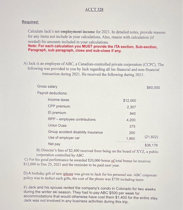 This is one questionEach calculation must provide the ITA section, sub-section, paragraph,