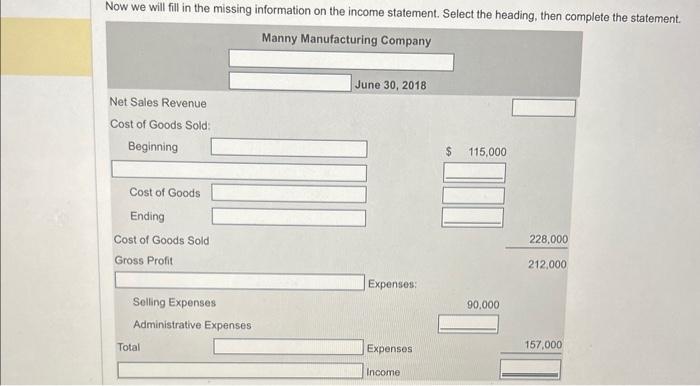 Materials (24,000) Direct Direct Manufacturing Overhead 40.000 Total Costs costs Ending Now