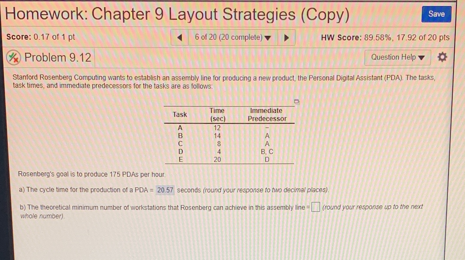 Can I have help on the matter please :) Homework: Chapter 9