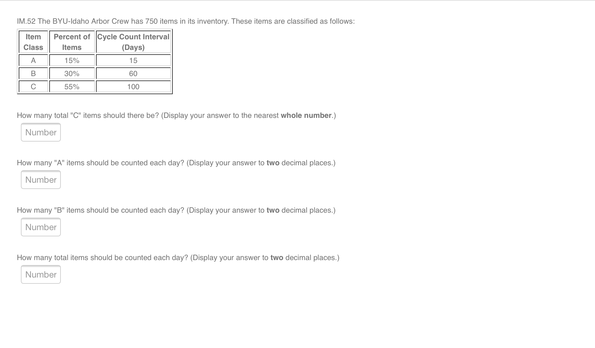 Please help me solve this question. Here is the complete question below.