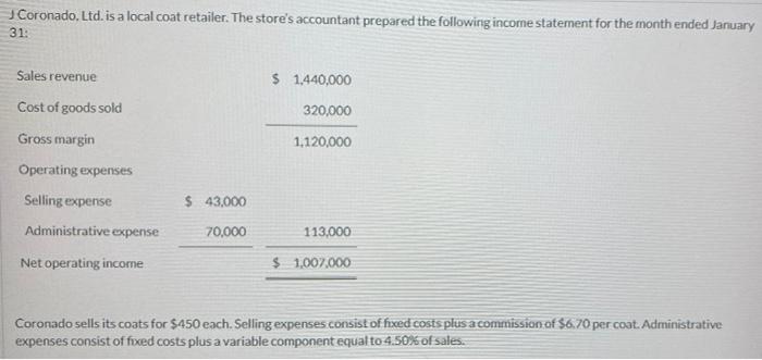 please answer the 2 empty boxes for thumbs up Coronado. Ltd. is