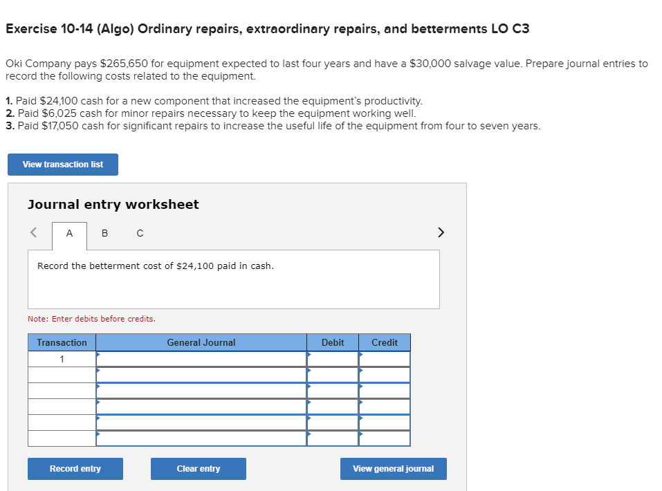real estate with land, land improvements, and a building. Land is appraised