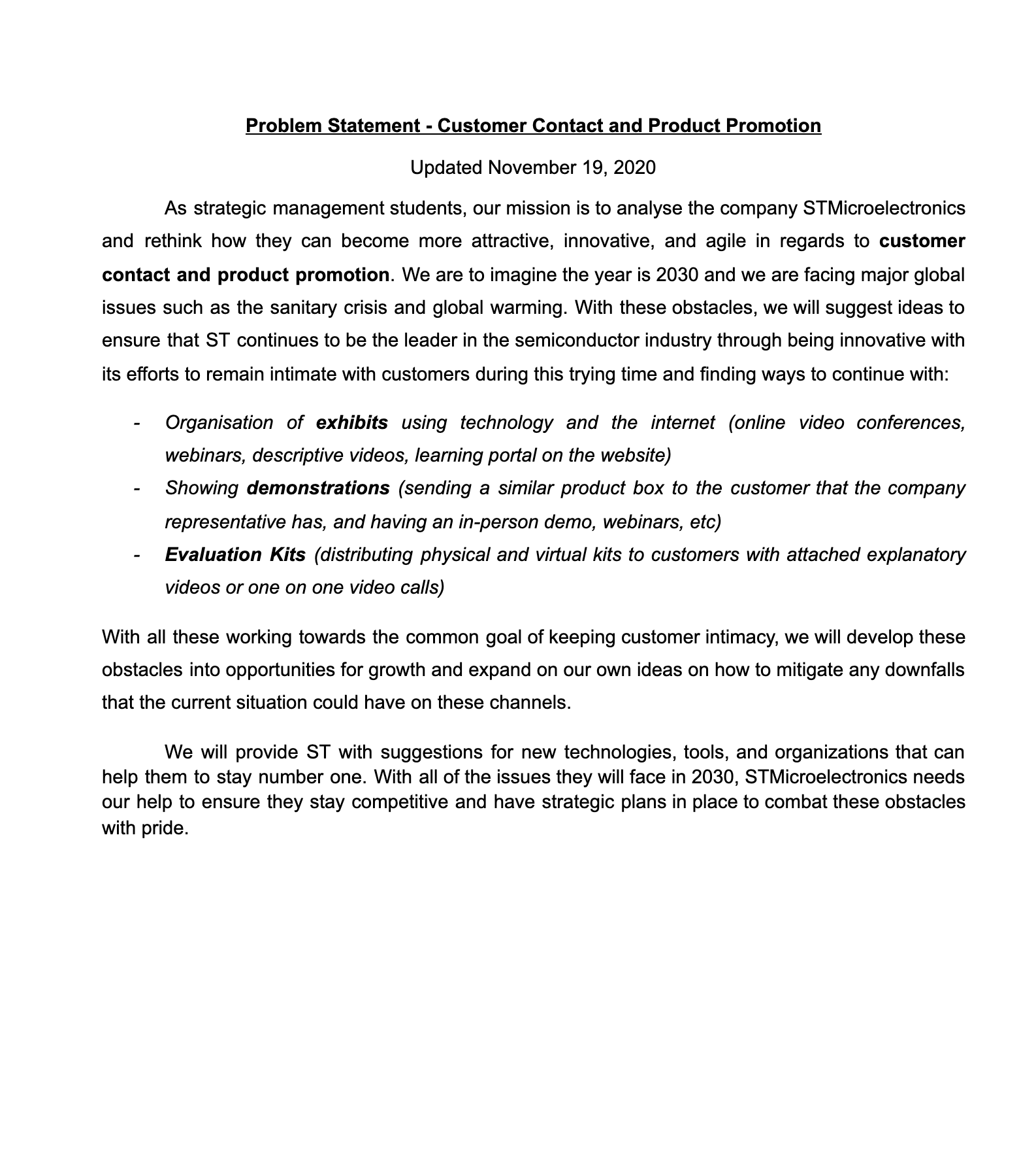 with a budget for solution 1.1 (3D Software/Product Design Programs ) All