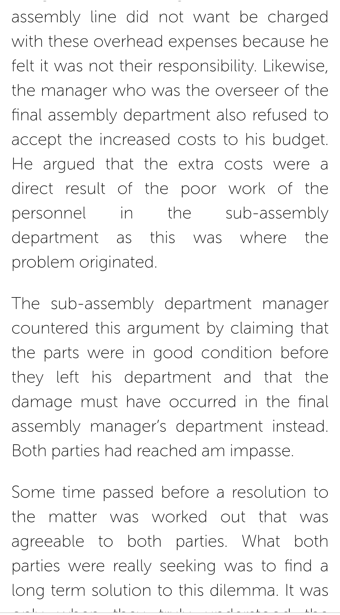 clearly understand the real issues as the root cause and basis for